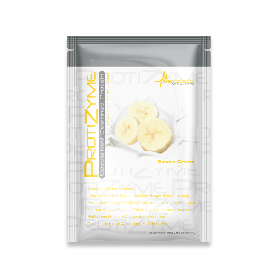 Protizyme Banana Creme Protein Shake Packet