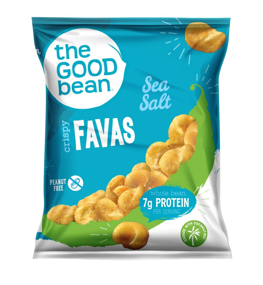 The Good Bean Gluten-Free Crispy Favas Snack - Sea Salt