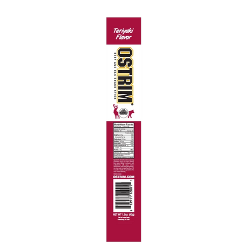 Ostrim Beef/Elk Snack Stick-Teriyaki Stick